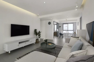 合肥115平簡約風(fēng)三室兩廳裝修效果圖,簡單清新又不失溫馨感!